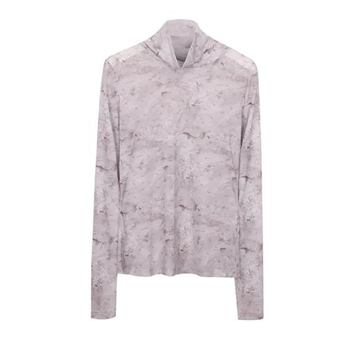 大理石纹印花上衣 商品图0