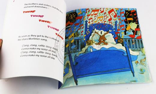 蒙施爷爷讲故事 小歌手莫提默 英文原版 Mortimer 英文版儿童英语故事图画书 语言学习阅读兴趣培养书 进口原版书籍 Robert Munsch 商品图1