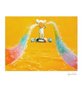 艺术花生 X 高贝贝艺术版画小岛系列《会哭的小孩有糖吃》#此商品参加第十一届北京惠民文化消费季