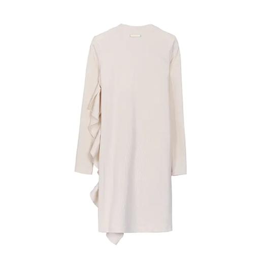 垂坠褶皱针织连衣裙 商品图1