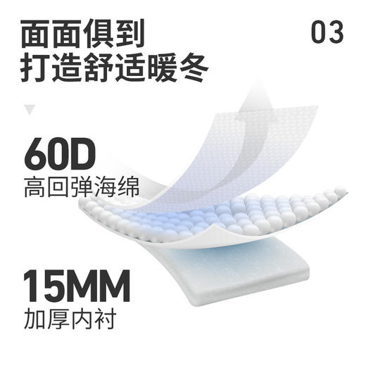 优调雪山 亲子雪地包跟棉拖鞋 居家保暖鞋 商品图5