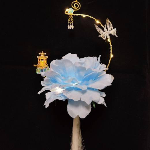 月下小居古风汉服牡丹芙蓉灯笼diy 手提灯笼中国风汉服拍照道具 商品图7