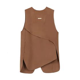 拉链马甲连衣裙