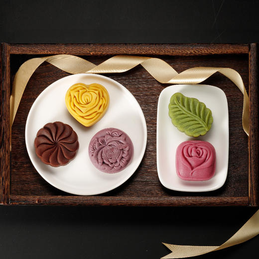 盛园祥桃山皮月饼多口味60g 商品图0