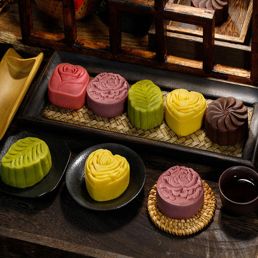 盛园祥桃山皮月饼多口味60g 商品图5