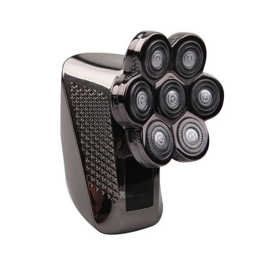 【家用电器】剃须刀七刀头电动刮胡刀全身水洗数显刮胡刀光头机 商品图4