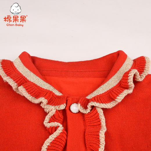 棉果果冬季女童对开毛衣M422161521729 商品图2