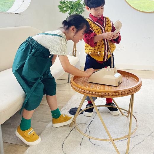 韩国儿童帆布鞋 （1115）好看得马卡龙色系，总能让妈妈们把持不住！ 简约魔术贴 轻松穿脱,记忆鞋垫,加倍柔软舒适！走路好舒服~ 商品图9