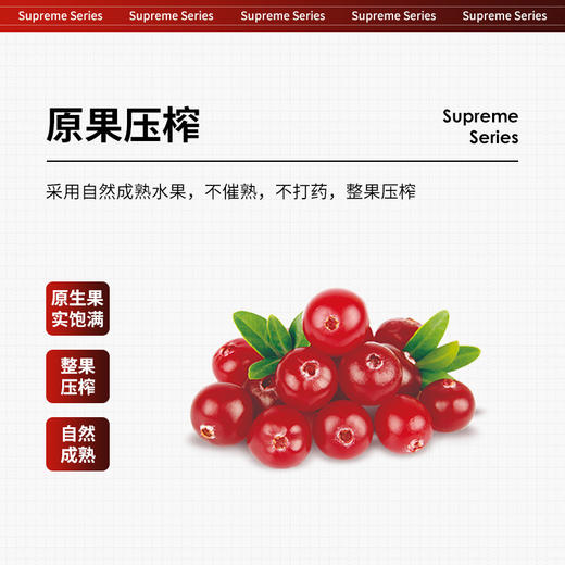 D4 【爵世果汁系列】蔓越莓饮料浓浆1200克/瓶 蔓越莓汁  水果调味糖浆 商品图1