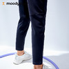 moodytiger女童运动裤2021冬季新款纯色透气高弹力宽松休闲长裤M12211310 商品缩略图4