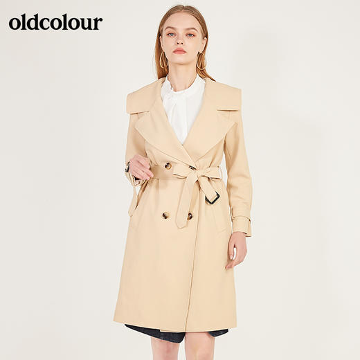 oldcolour秋季百搭风衣外套女N11047115 商品图4