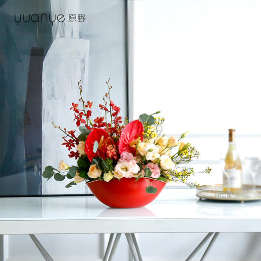 （10款可选）百合红掌鲜花生日节日瓶花婚庆乔迁礼品鲜花开业商务 商品图8