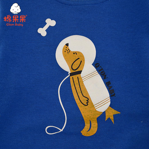 棉果果冬季男童圆领长袖卫衣M412180321670 商品图5