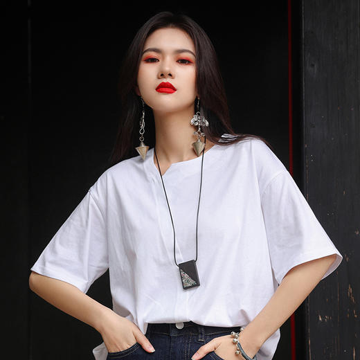 簪星曳月苗银耳环| 手工制作 | 现货
 商品图5