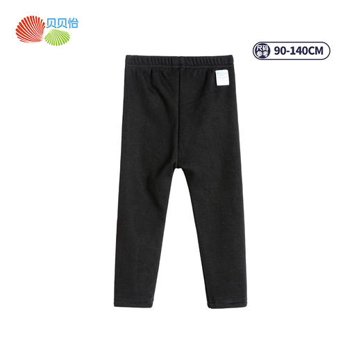贝贝怡女童新款宝宝加绒保暖打底裤长裤裤子213K2246 商品图5