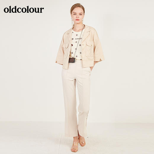 oldcolour春秋季百搭中袖衬衫女N13012309 商品图3