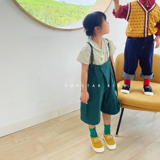 韩国儿童帆布鞋 （1115）好看得马卡龙色系，总能让妈妈们把持不住！ 简约魔术贴 轻松穿脱,记忆鞋垫,加倍柔软舒适！走路好舒服~ 商品图5