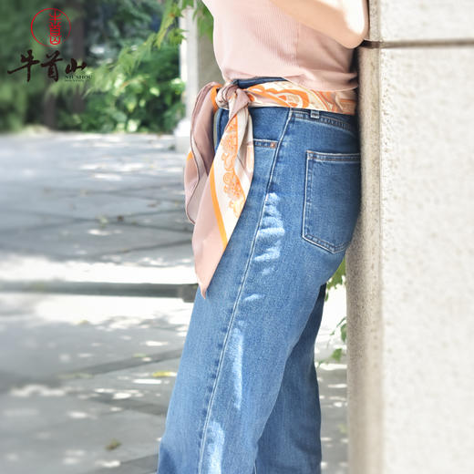 牛首山福藻到飞天丝巾气质防晒披风礼物蚕丝巾女夏季 商品图3