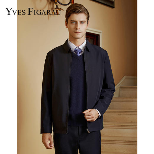 YvesFigarau伊夫·费嘉罗秋冬男士简约舒适透气茄克921918 商品图0