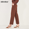 oldcolour秋季宽松百搭休闲长裤女N11073128 商品缩略图1