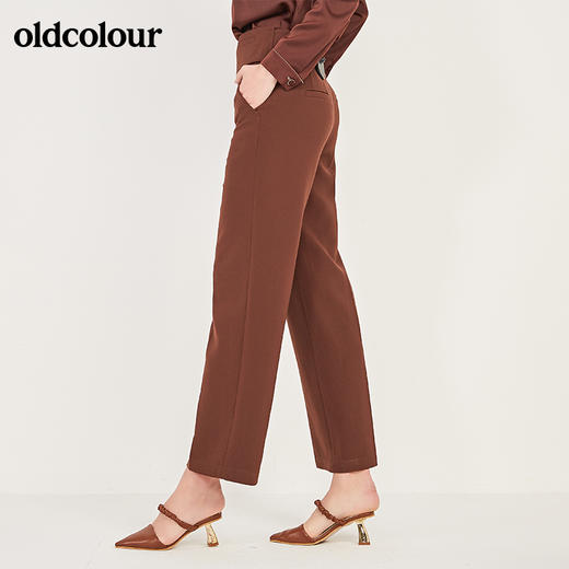 oldcolour秋季宽松百搭休闲长裤女N11073128 商品图1