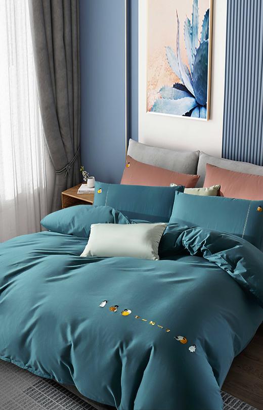 太湖雪趣味刺绣磨毛四件套 商品图3