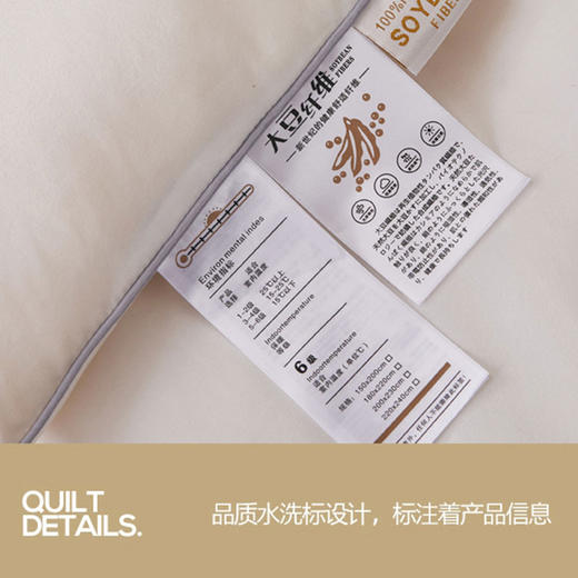 A类全棉大豆纤维被子冬被春秋被夏季空调被夏凉被芯四季通用单人双人棉被 商品图3