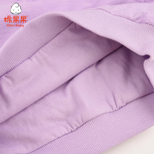 棉果果冬季女童提花夹棉卫衣M422180821725 商品图4