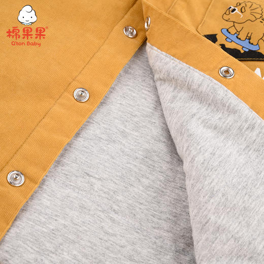 棉果果冬季男童条绒夹棉衬衫M412150821710 商品图4