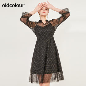 oldcolour早秋气质百搭长袖连衣裙N12103272