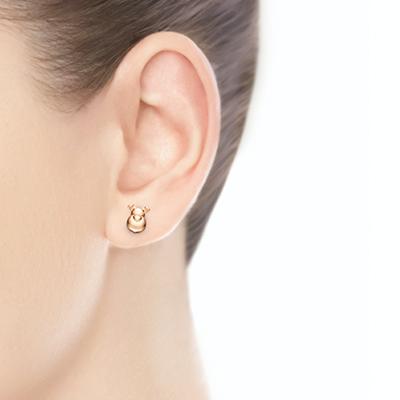 ROSEONLY 玫瑰珠宝-玫瑰公仔 领结狗-9K玫瑰金 商品图2