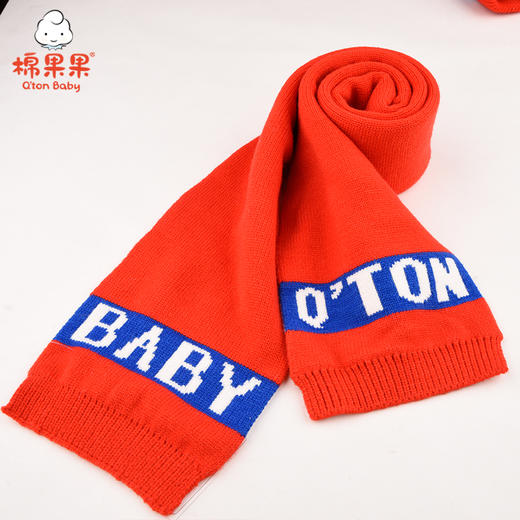 棉果果冬季新品男童毛线130*15cm围巾M414410521749 商品图1