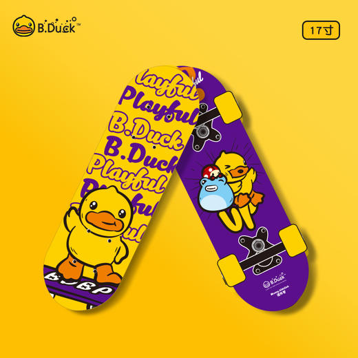B.Duck滑板紫色17寸 商品图0