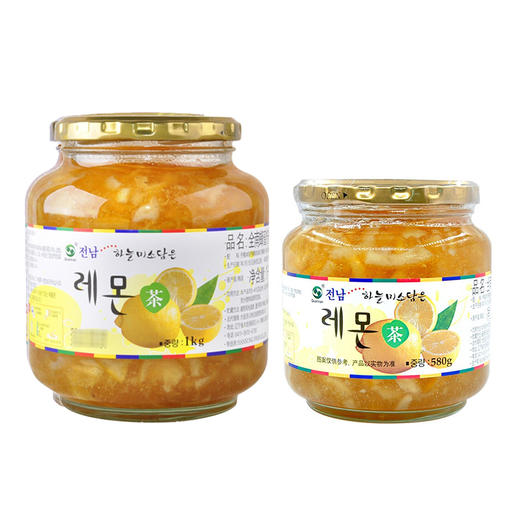 韩国全南蜂蜜柠檬茶580g/1000g 果肉细腻 多种吃法DIY 021622/021623 商品图0