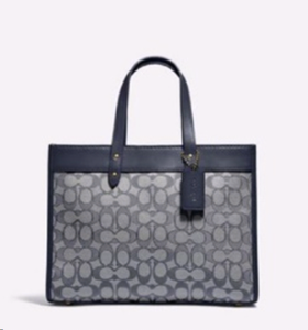 【直播】COACH 蔻驰经典标志提花FIELD 30号托特包大容量手提包