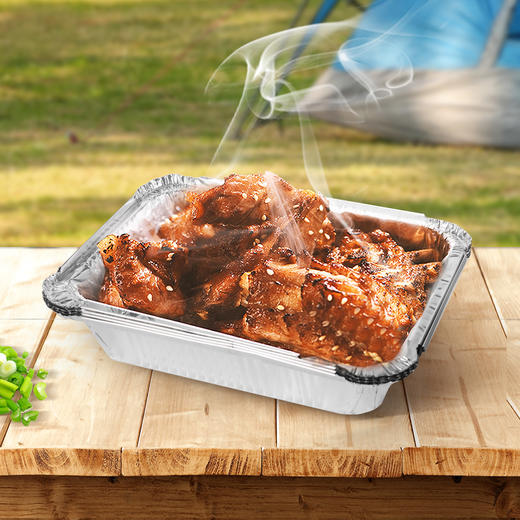 骆驼多功能铝箔盘一次性烧烤盘烘焙烤箱家用多功能食品级铝箔盘 A1S3PW116_A1S3PW115 商品图3