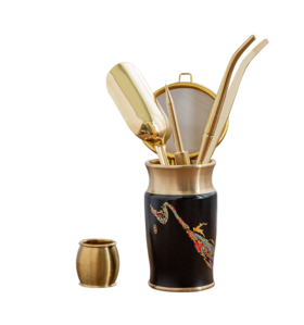 锦绣铜茶道六君子