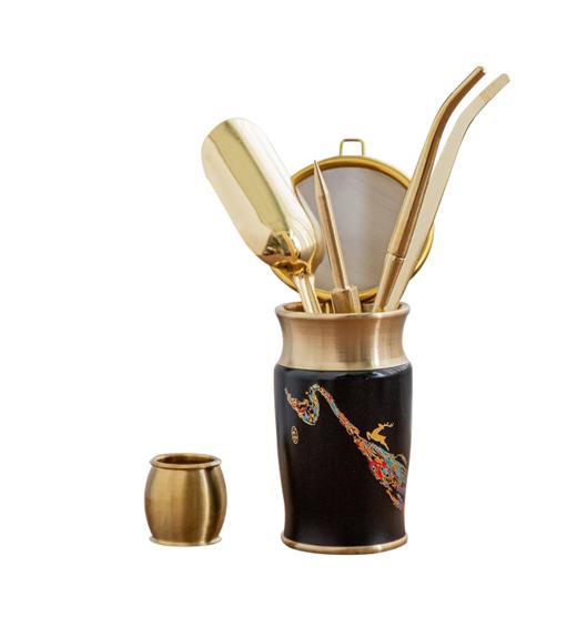 锦绣铜茶道六君子 商品图0