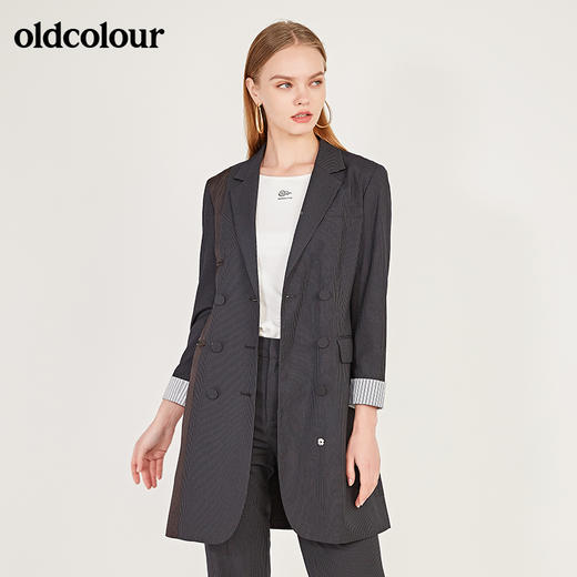 oldcolour秋季通勤百搭中袖连衣裙N12102266 商品图2