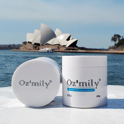 澳大利亚 澳米粒葡萄籽绵羊油保湿霜200g 商品图0