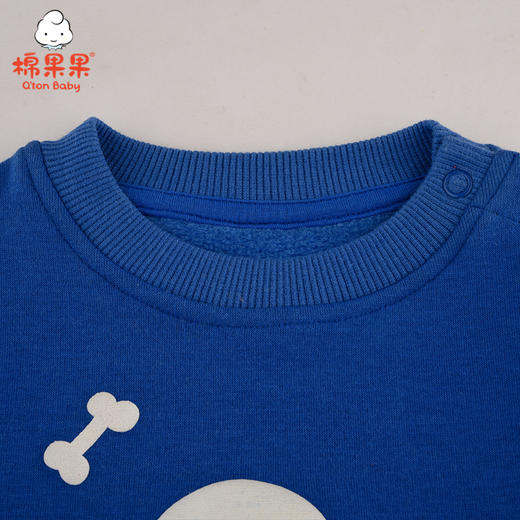 棉果果冬季男童圆领长袖卫衣M412180321670 商品图1