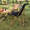 户外露营椅子便携式折叠躺椅野营休闲钓鱼凳子月亮椅野外装备用品 A1W3GT103_A1W3GT102 商品缩略图3
