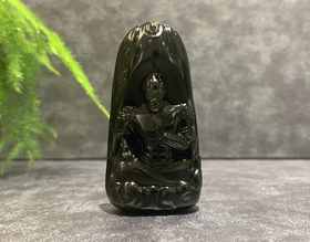 【御珠宫坊·传承系列】黑青子料斗战胜佛