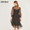 oldcolour早秋气质百搭长袖连衣裙N12103272 商品缩略图1