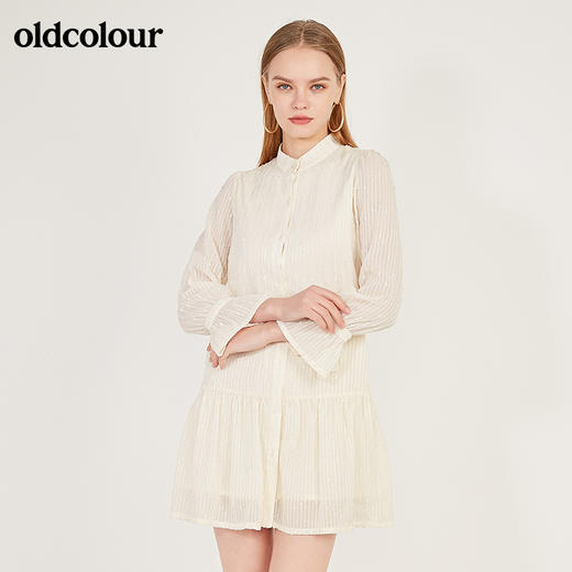 oldcolour秋季气质百搭长袖连衣裙N11103175 商品图4