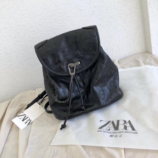 ZARA女包新款黑色白色流浪包双肩包 百搭大容量链条包时尚单肩手提斜挎包 商品图6