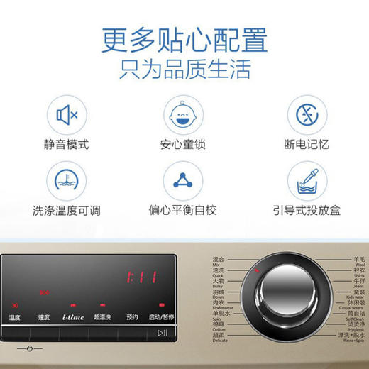 海尔（Haier）洗衣机G90108B12G 商品图13