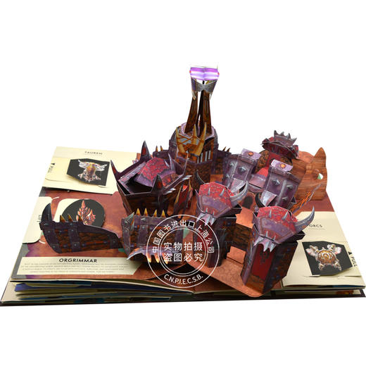 现货 魔兽世界立体书 英文原版 The World of Warcraft Pop-Up Book 艾泽拉斯世界 奥格瑞玛 暴风城 赞达拉 库尔提拉斯 暴雪 商品图1