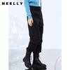 NEELLY纳俪工装风束脚裤女2021新款哈伦裤宽松潮流百搭休闲裤秋季 商品缩略图1
