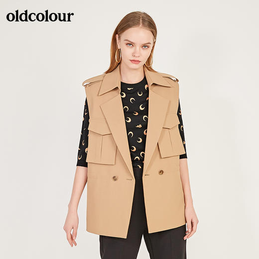 oldcolour秋季时尚百搭马夹女N12032230 商品图1